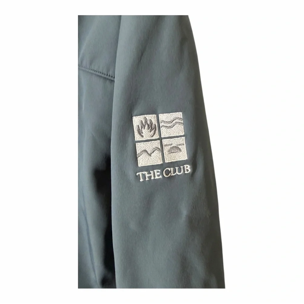 NWT Dunning Golf Men’s Vesey Bonded Jacket‎ XL Embroidered Wildfire/The Club